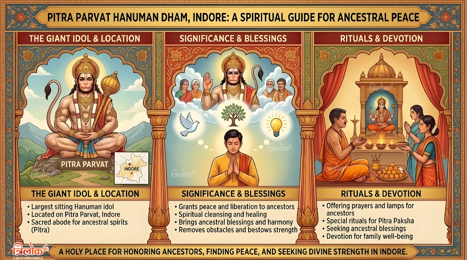 Pitra Parvat (Hanuman Dham), Indore: A Spiritual Guide by Trilok